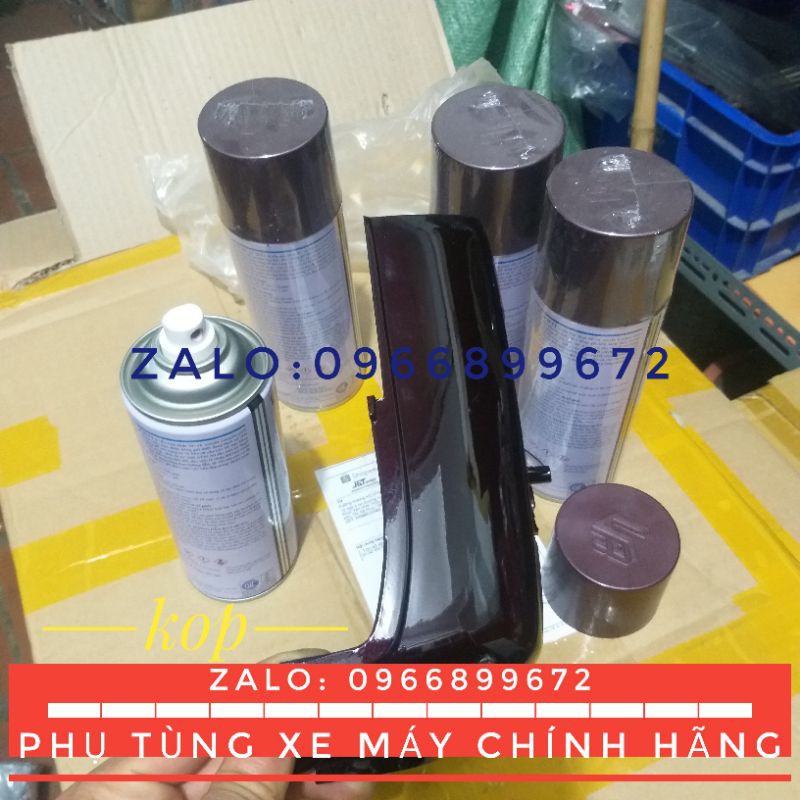 Sơn xịt xe Honda Dream ( sơn mầu tím nho chuẩn mầu zin) --