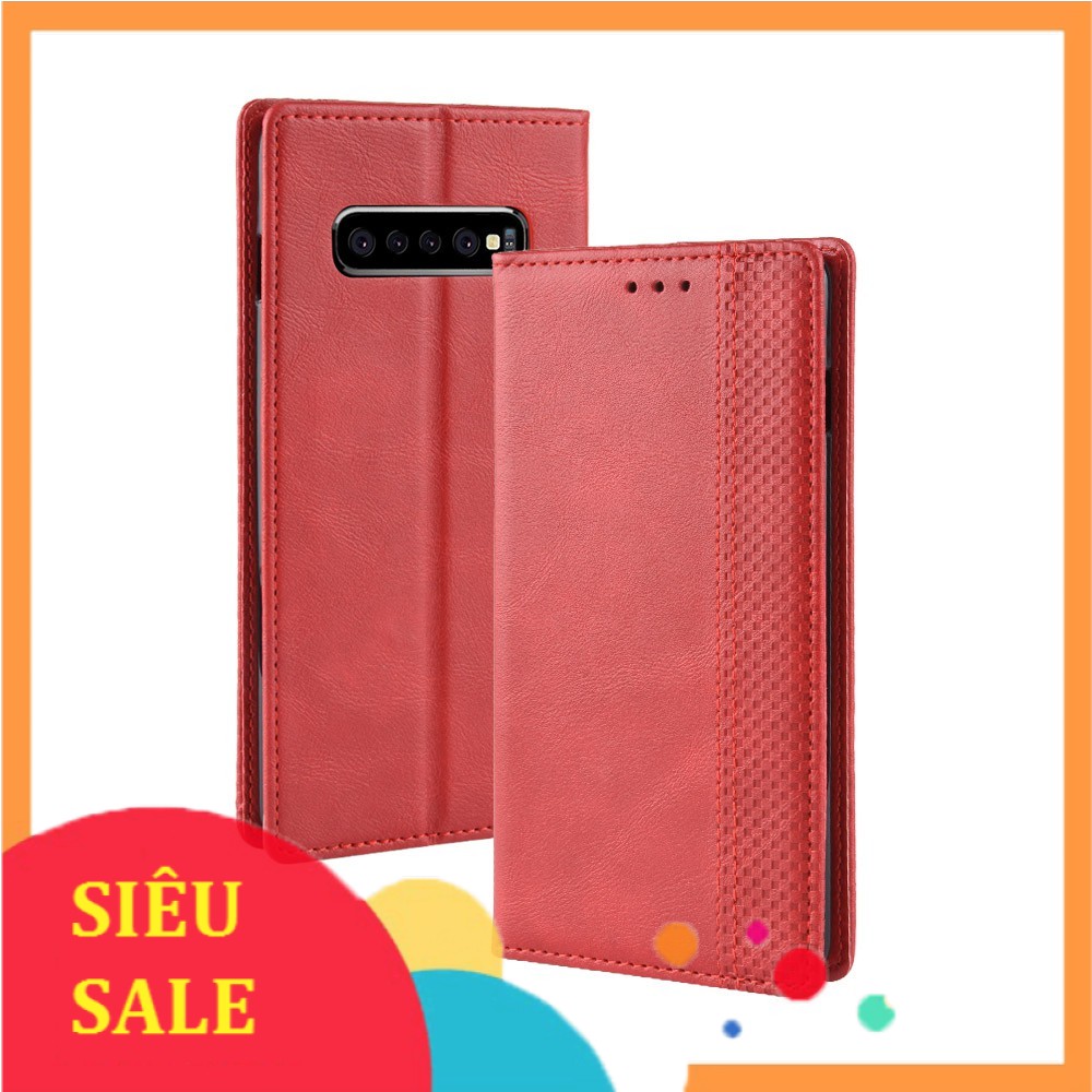 Bao da dạng ví Samsung S10 Plus Leather Luxury