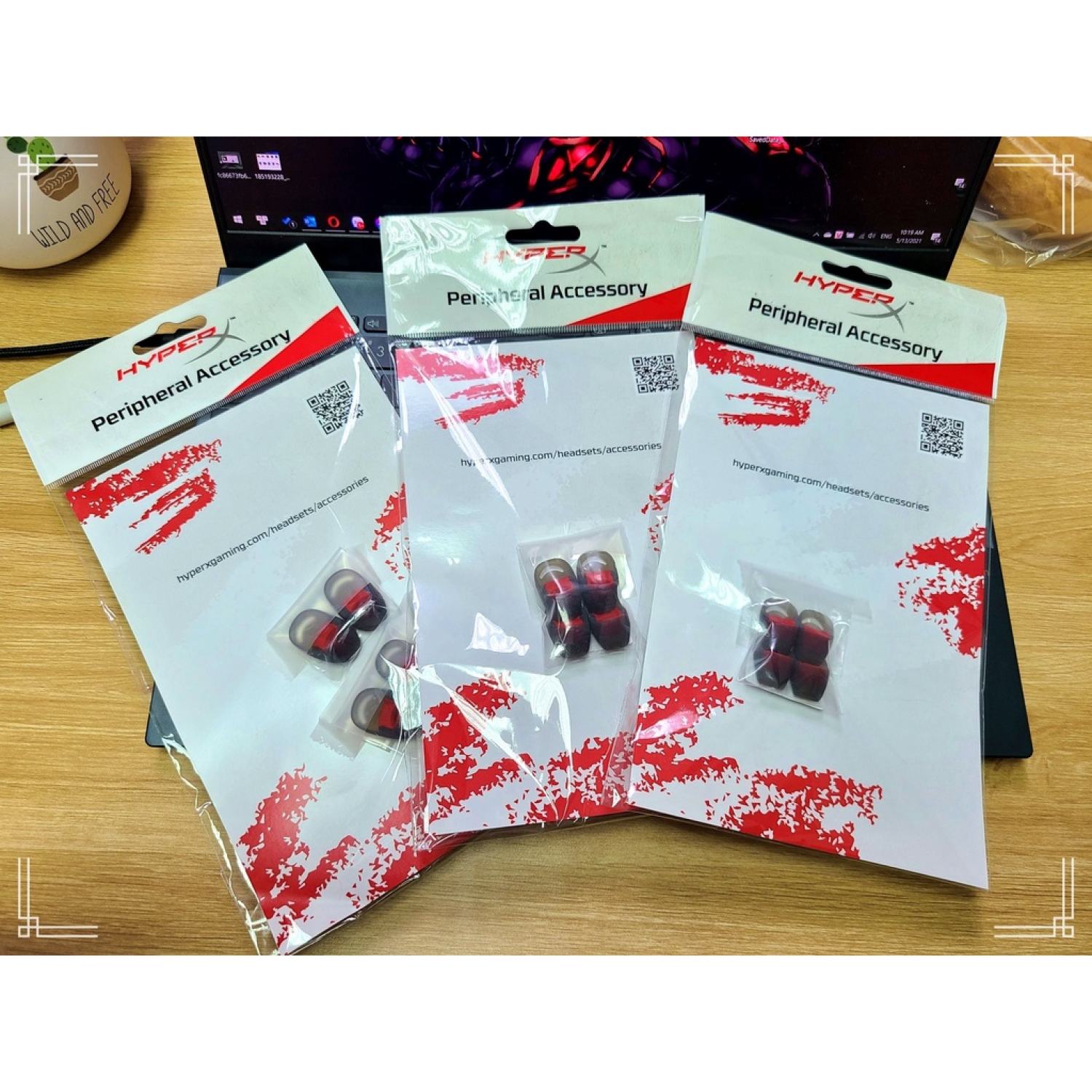 Bộ nút tai HyperX Cloud Earbuds Tips (Hàng chính hãng) ( 2 cặp)