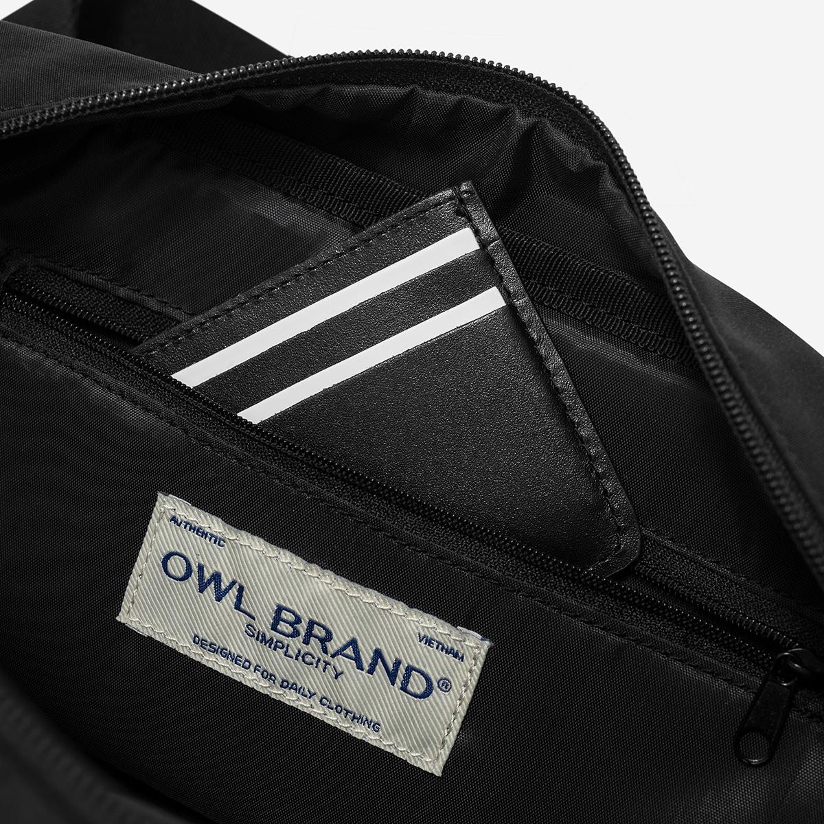 Túi đeo chéo Owl Crossbody/Đen