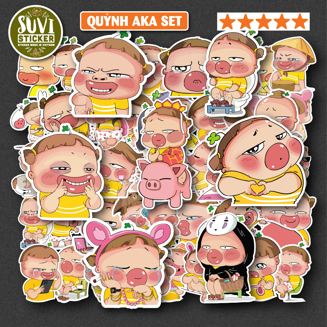 Sticker Quỳnh Aka là một bộ sưu tập những hình ảnh rất độc đáo và dễ thương. Bạn có thể tìm thấy mẫu sticker phù hợp với sở thích của mình và sử dụng chúng trang trí cho những bức ảnh hoặc tấm hình ảnh cá nhân của bạn. Hãy xem những hình ảnh liên quan đến từ khóa này để mua được các thể loại sticker yêu thích của bạn. 
