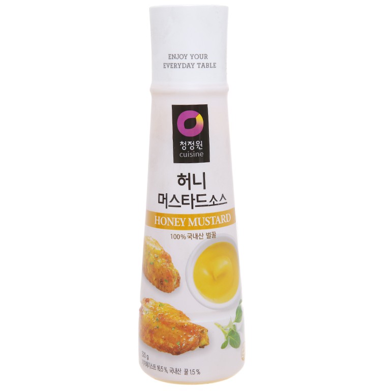 Sốt mù tạt mật ong Hàn Quốc Chai 320G