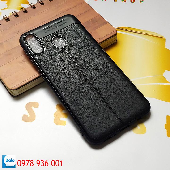 Ốp lưng Samsung Galaxy M20 vân da loại A