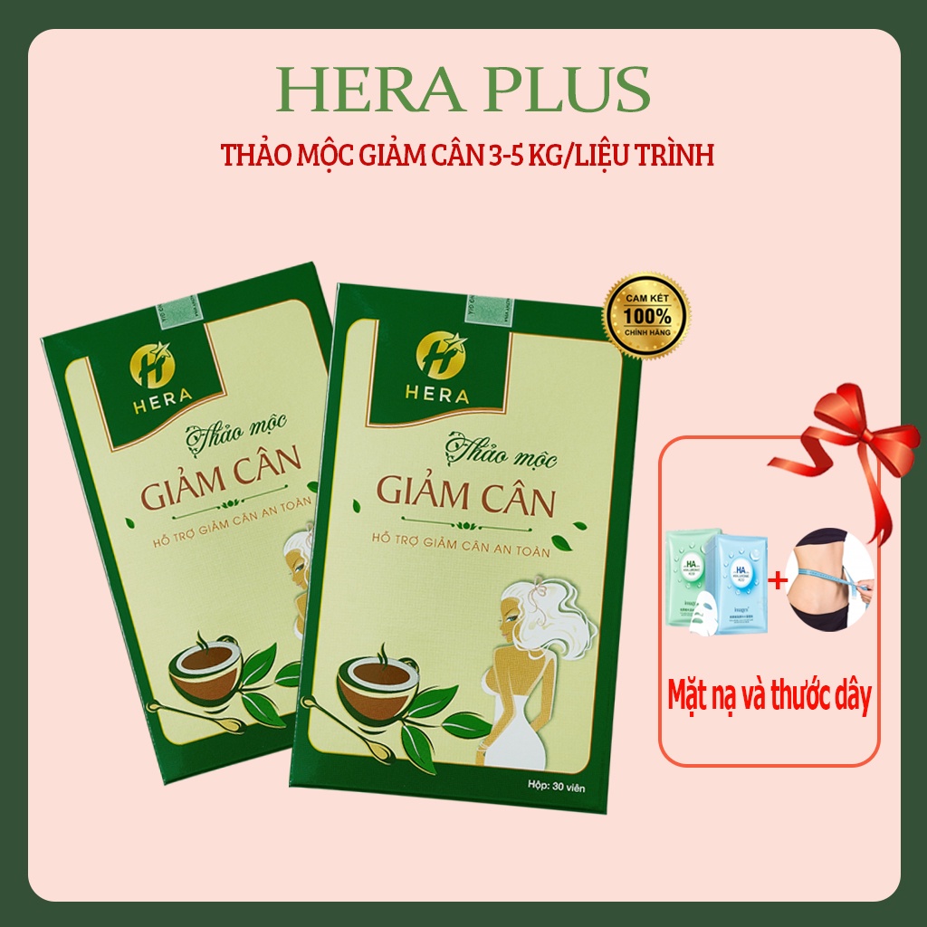 Thảo Mộc Giảm cân Hera Plus Hộp 30 Viên
