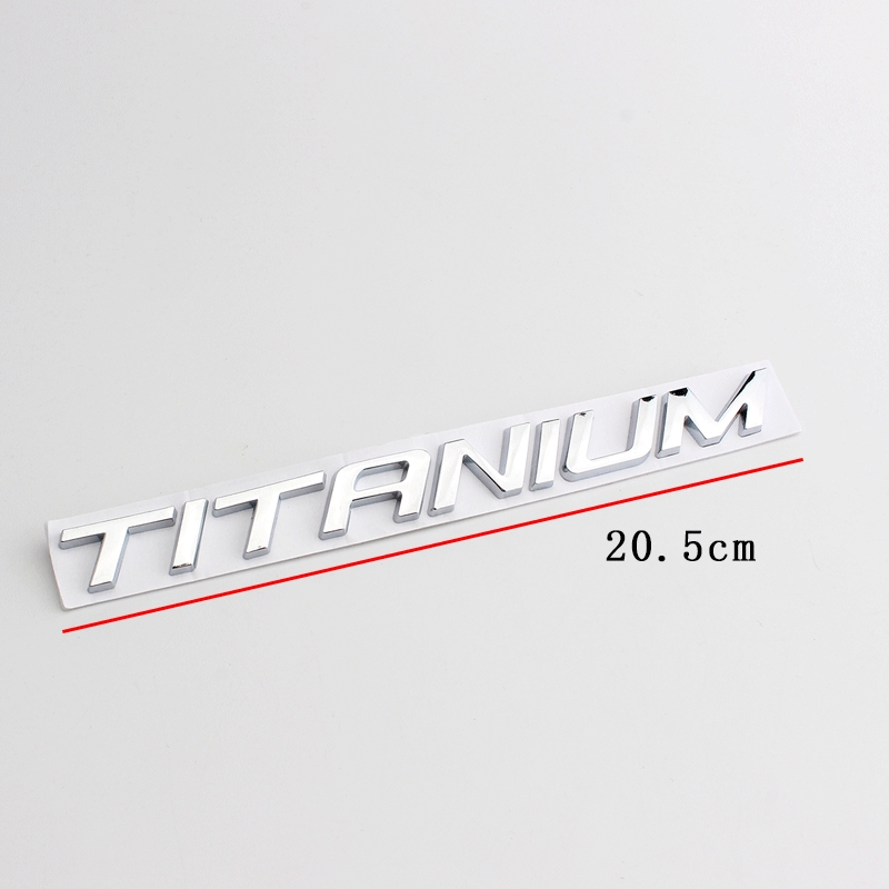 Logo TITANIUM Dán xe địa hình ford everest SS55