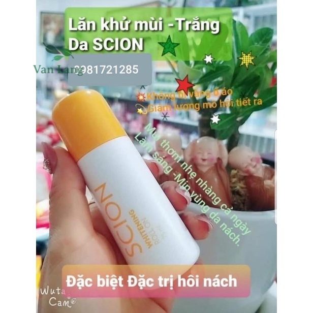 Lăn nách - Lăn khử mùi Scion White Roll