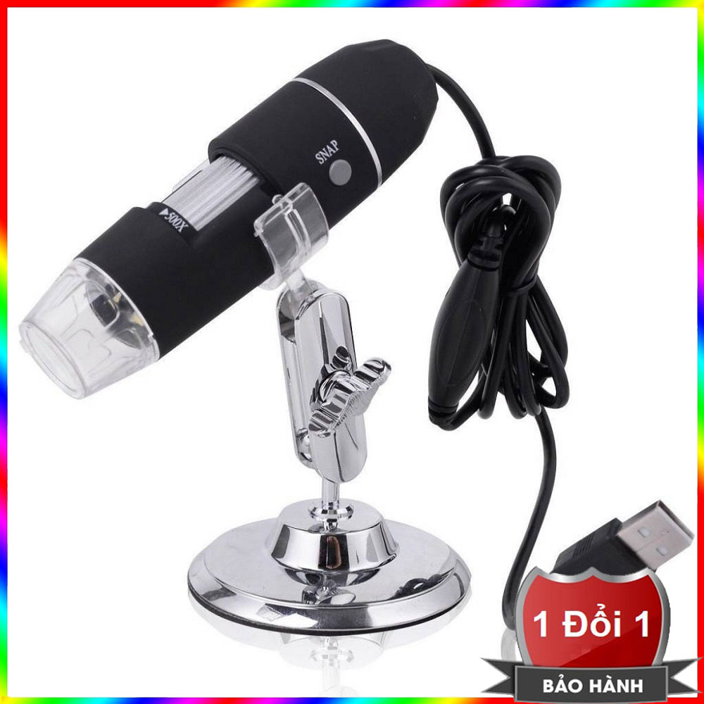 Kính hiển vi điện tử cổng Usb cho máy tính phóng đại 50-500x
