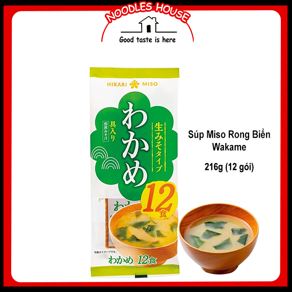(Instant Soup) Súp Miso Nhật Ăn Liền Hikari Các Loại