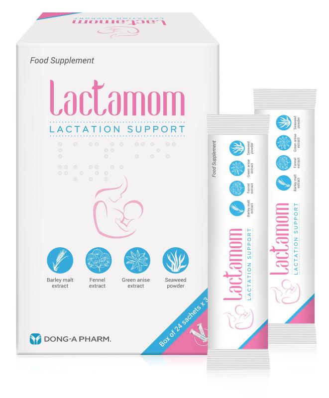 Cốm lợi sữa Lactamom cải thiện và duy trì nguồn sữa dồi dào cho mẹ nhập khẩu