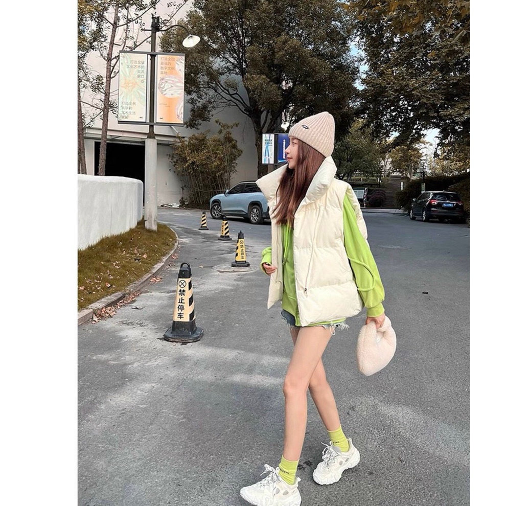 Áo khoác phao ghi lê hot trend