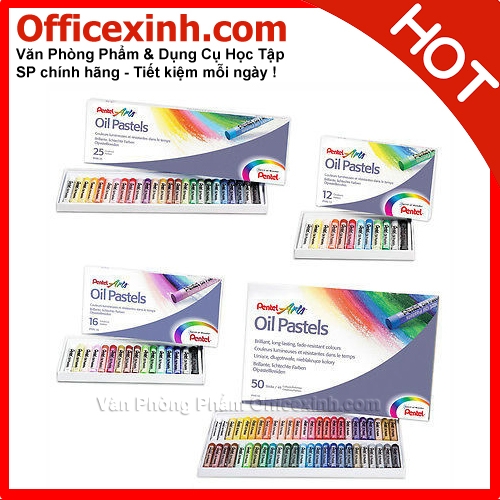 Sáp dầu Pentel 12 màu PHN-12
