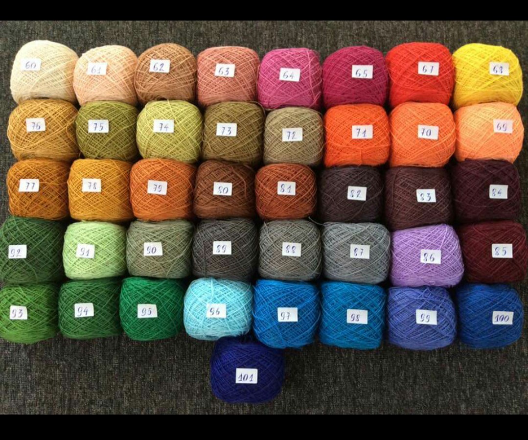 Len cotton vn, sợi to 1mm, không xù