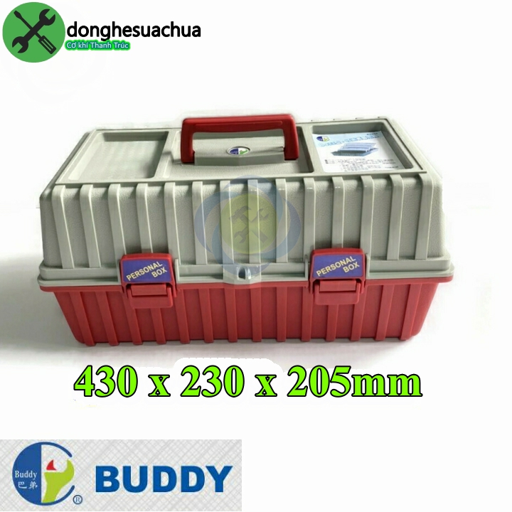 Thùng đồ nghề nhựa buddy bk0005 430mm x 230mm x 205mm