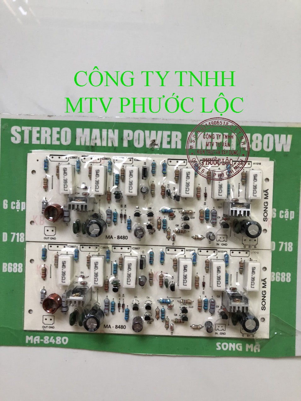 MẠCH AMPLY CÔNG SUẤT12 SÒ 480W