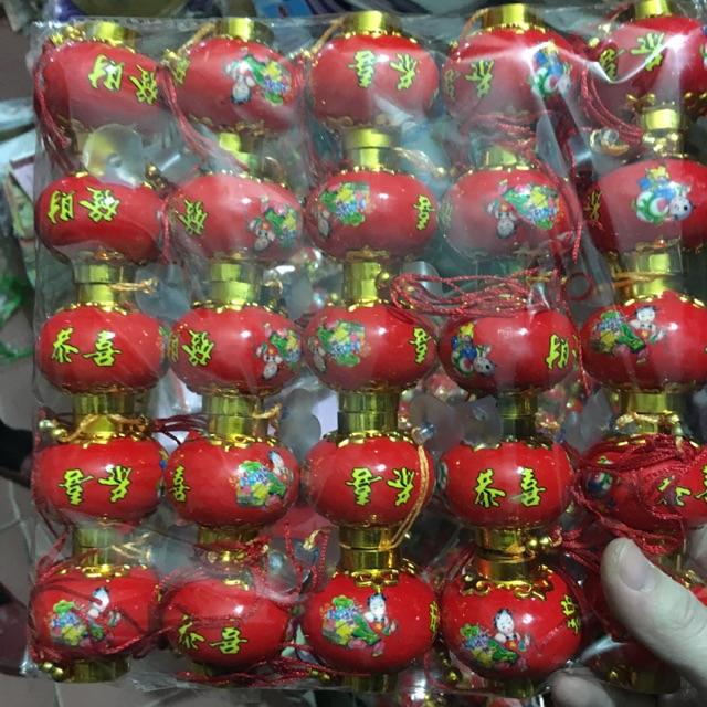 Vỉ 25 quả cầu trang trí ngày tết