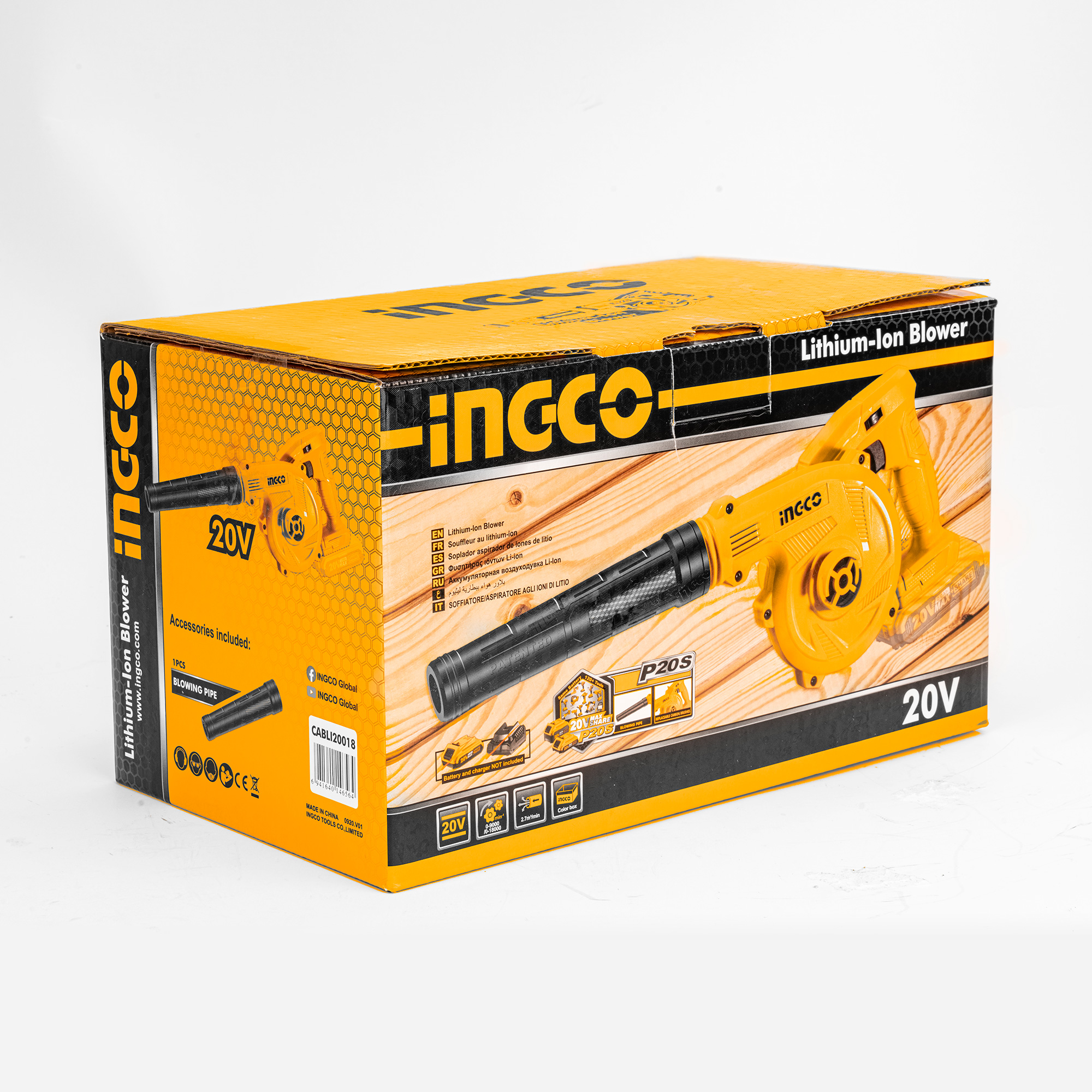 Máy thổi bụi dùng pin 20V INGCO CABLI20018 (không kèm pin và sạc)