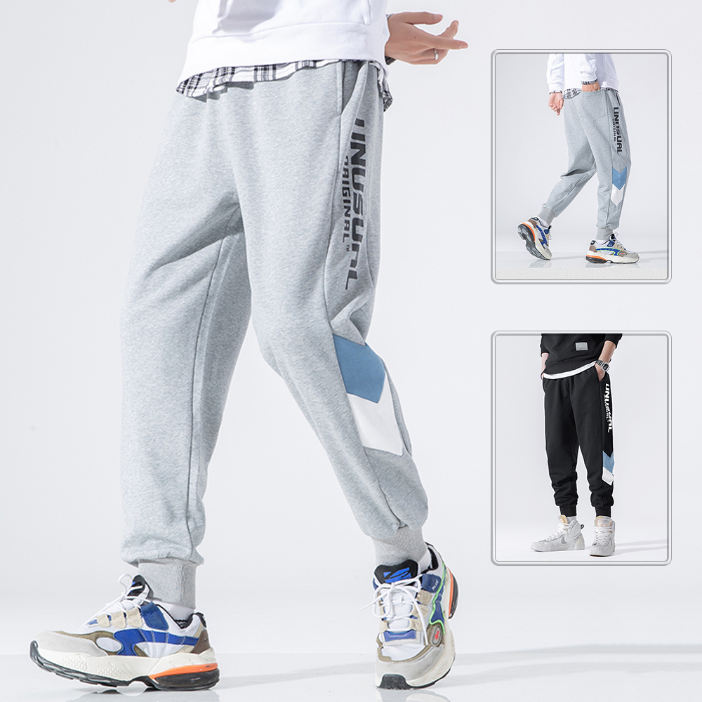 Quần JOGGER Túi Phối Chữ Sọc Sườn Và Họa Tiết Mũi Tên Cá Tính Năng Động Hàn Quốc Thời Trang 4MENHN JOGGER NAM 9000086C