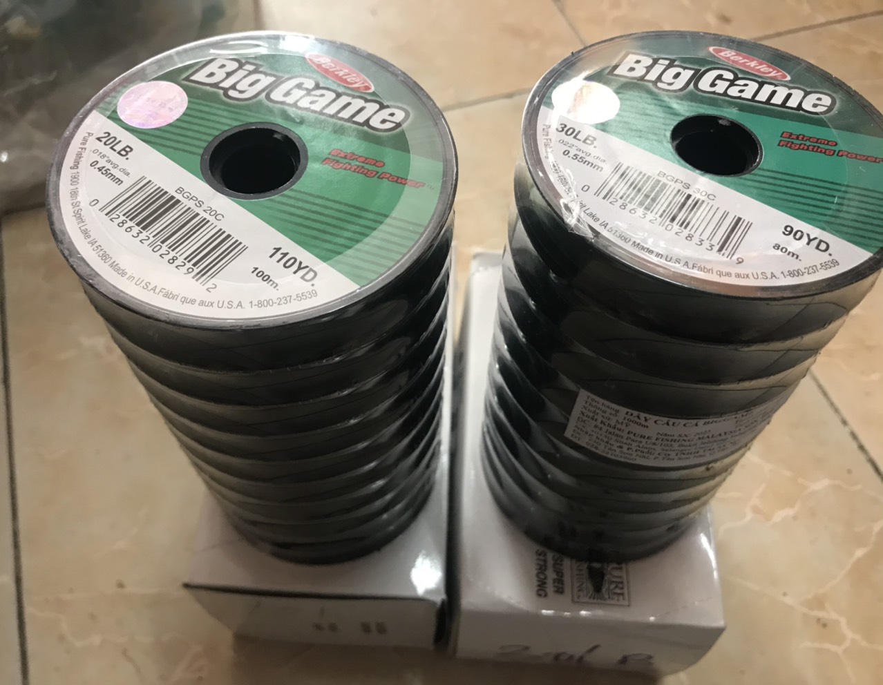 Cuộn Dây Câu Cá Berkley Big Game Chính Hãng