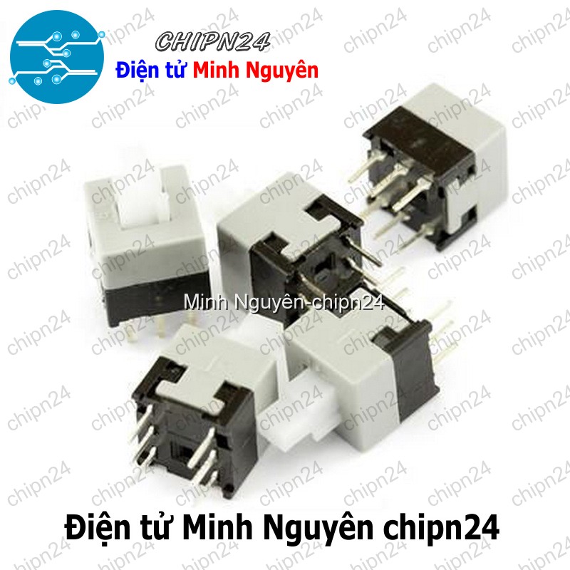 [10 cái] (F83) Nút nhấn 6 chân 8.5x8.5mm Tự giữ - HH000559