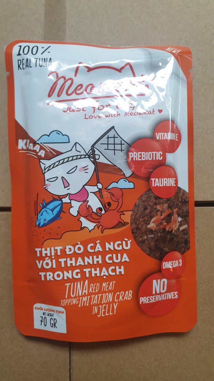 Pate Meowcat gói 70g cho mèo