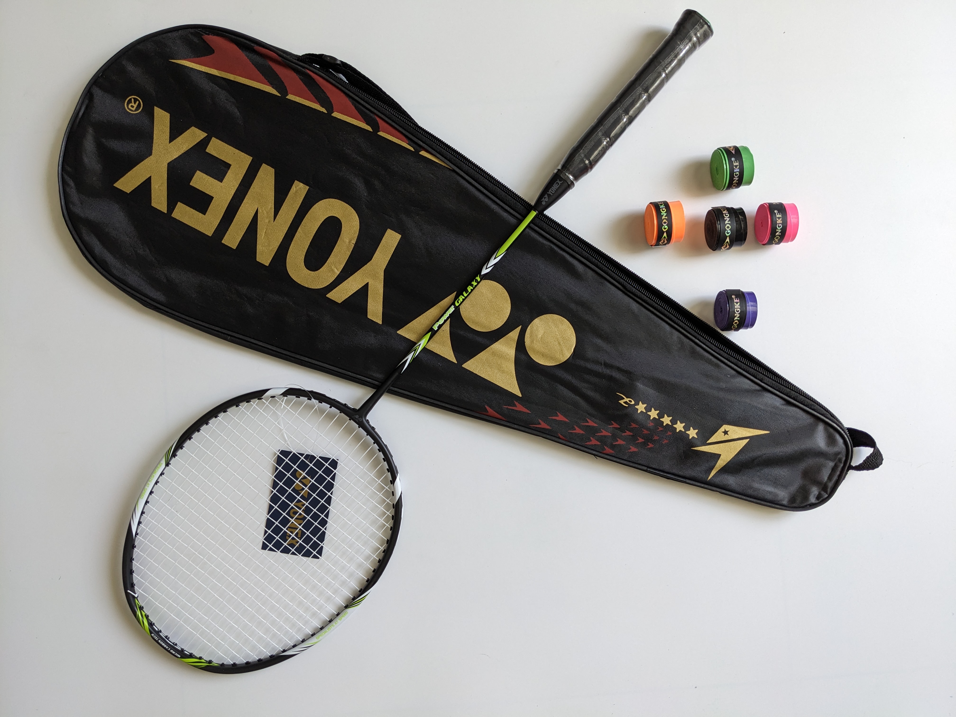 Vợt cầu lông YONEX căng 8.5kg, vợt cầu lông đơn 100% khung hợp kim siêu nhẹ, siêu bền - Tặng 1 cuốn vợt + 1 bao vợt (1 cây) (Màu ngẫu nhiên)