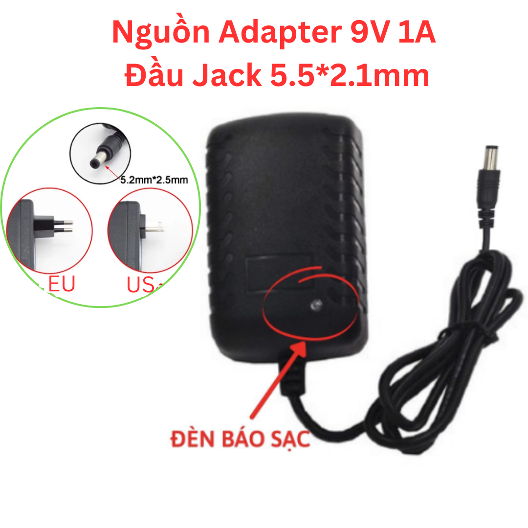Sạc wifi Tp - link 9V-1A ZIN ADAPTER - Cục nguồn