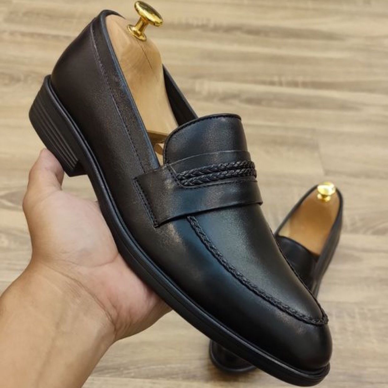 Giày Lười Nam Da Bò