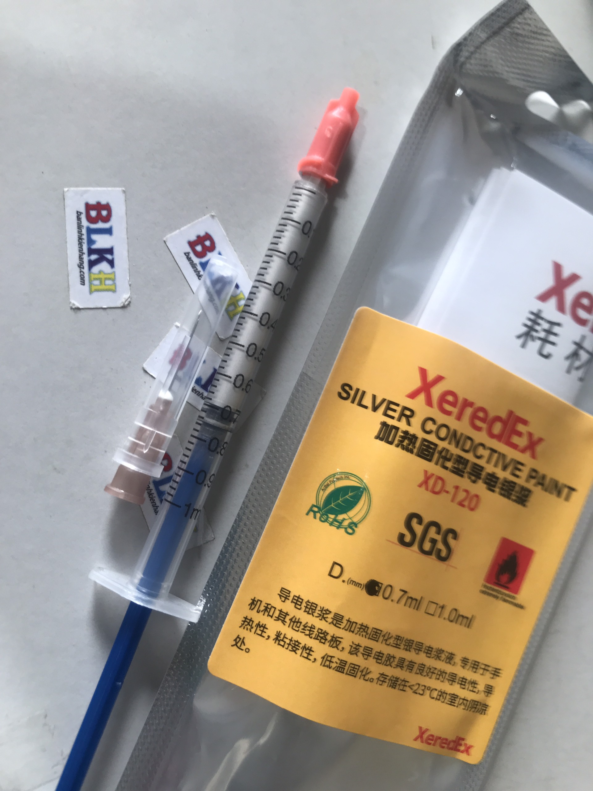 Keo Bạc Dẫn Điện 0.2ml 0.3ml 0.5ml 0.7ml - Bút Vẽ Mạch