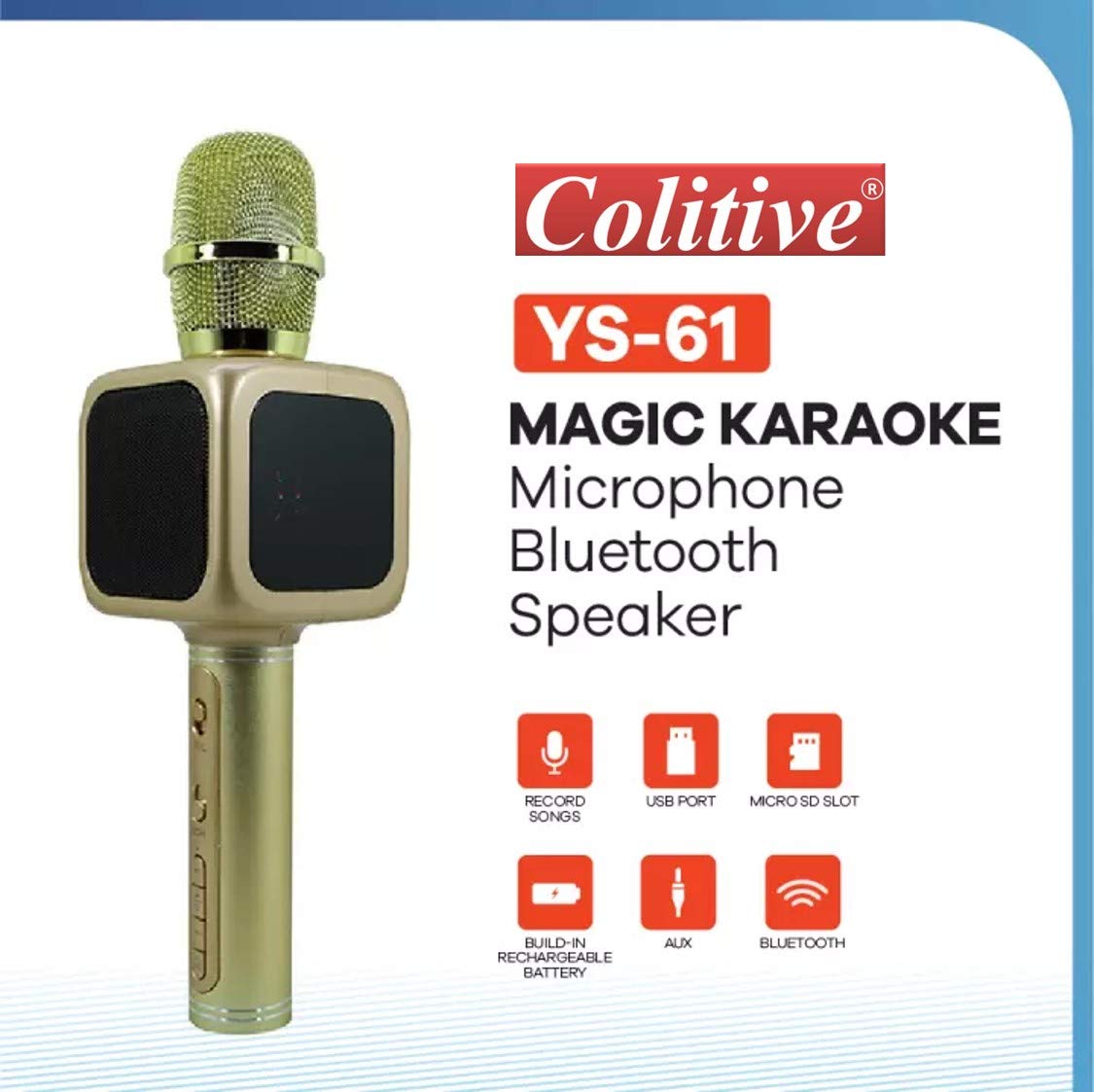 Micro Hát Karaoke - Mic Hát Không Dây Bluetooth