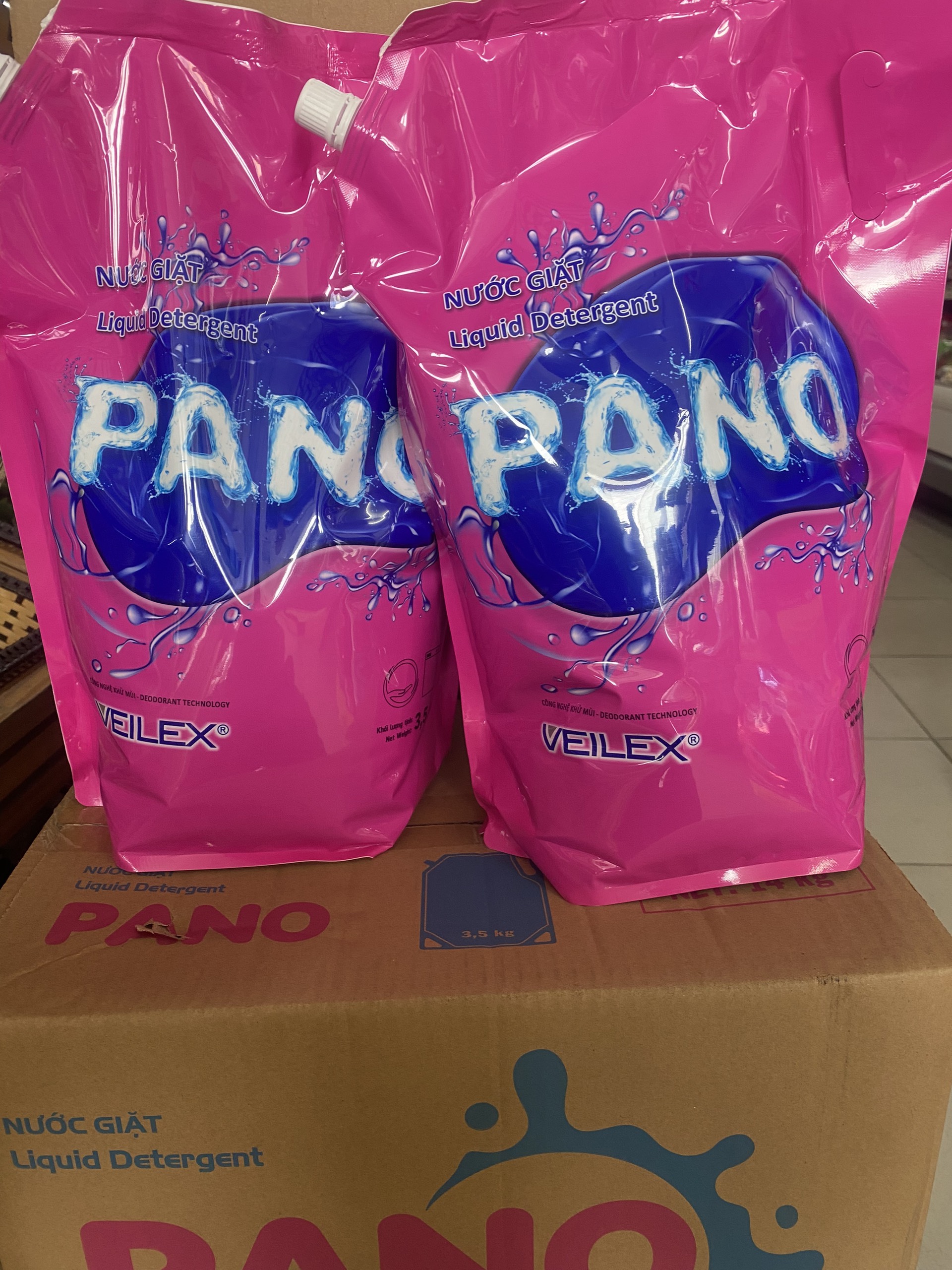 NƯỚC GIẶT PANO 2IN1 HỒNG 3.5ML