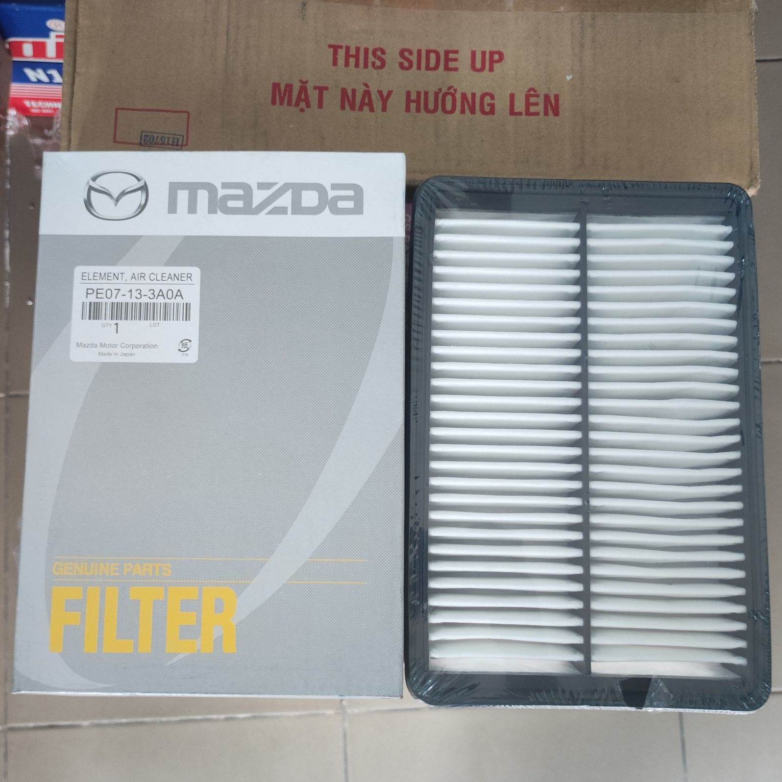 Lọc gió mazda cx5,cx3,cx6 -2015 mã pe07-13-3a0a