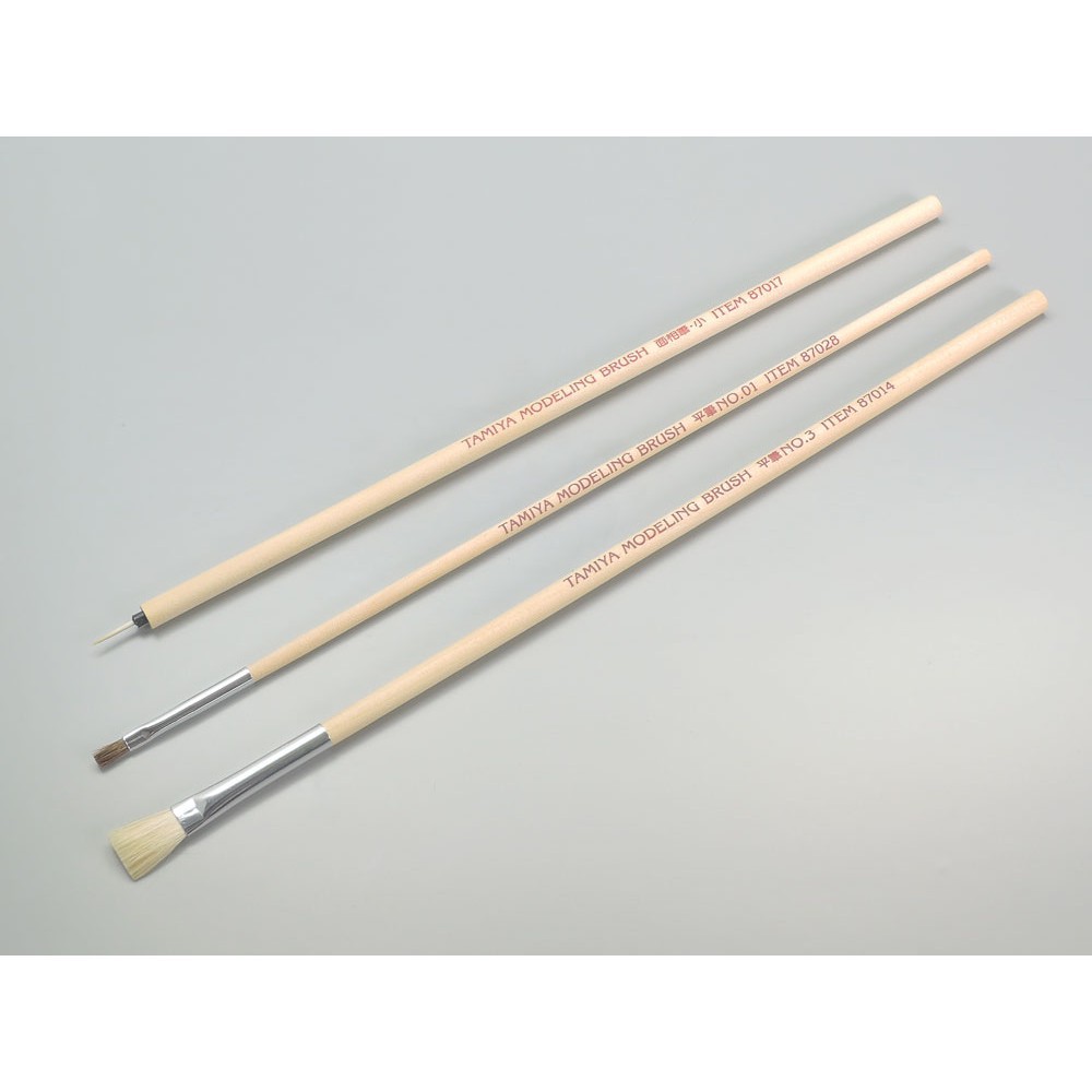 87066 set cọ sơn tamiya modeling brush basic set - gdc