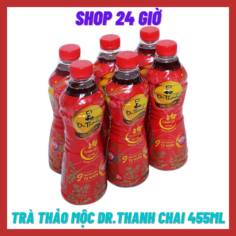 Trà thảo mộc dr.thanh 1 lốc 6 chai 455ml