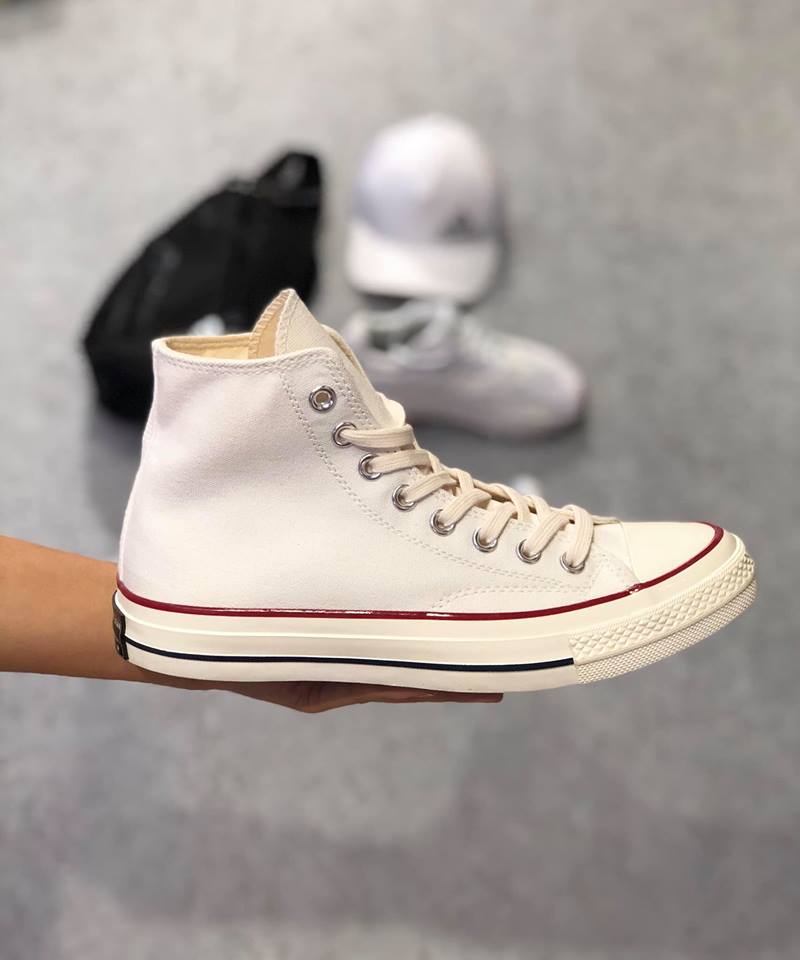 [SALE SỐC + FULLBOX] Giày Converse 1970s Trắng Cổ Cao