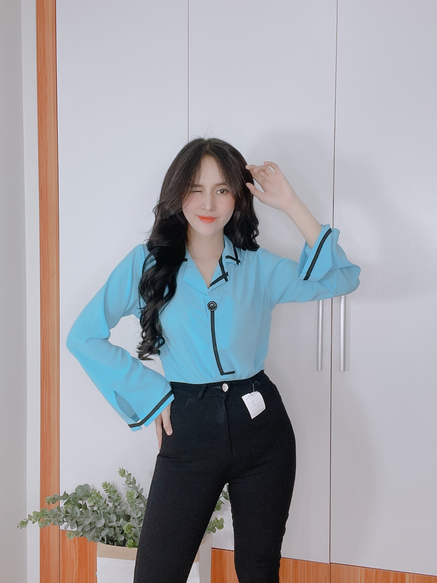 [HCM]Áo sơ mi nữ ?? -?? Áo sơ mi nữ công sở dạng kiểu viền A3