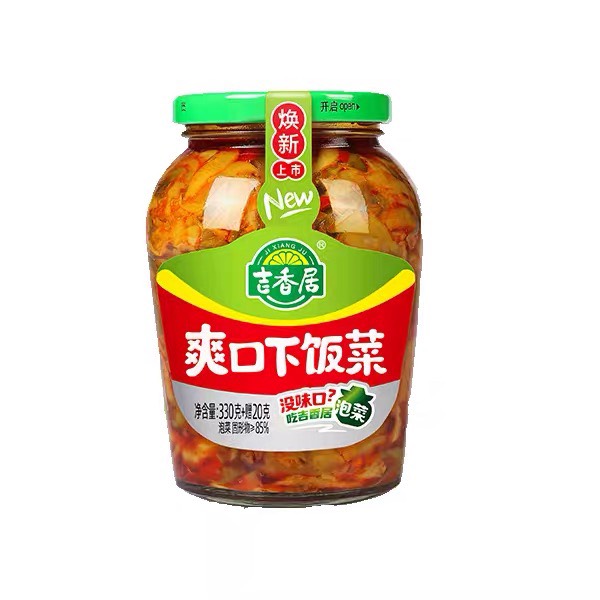 Cải muối 330g 爽口下饭菜 kim chi 吉香居