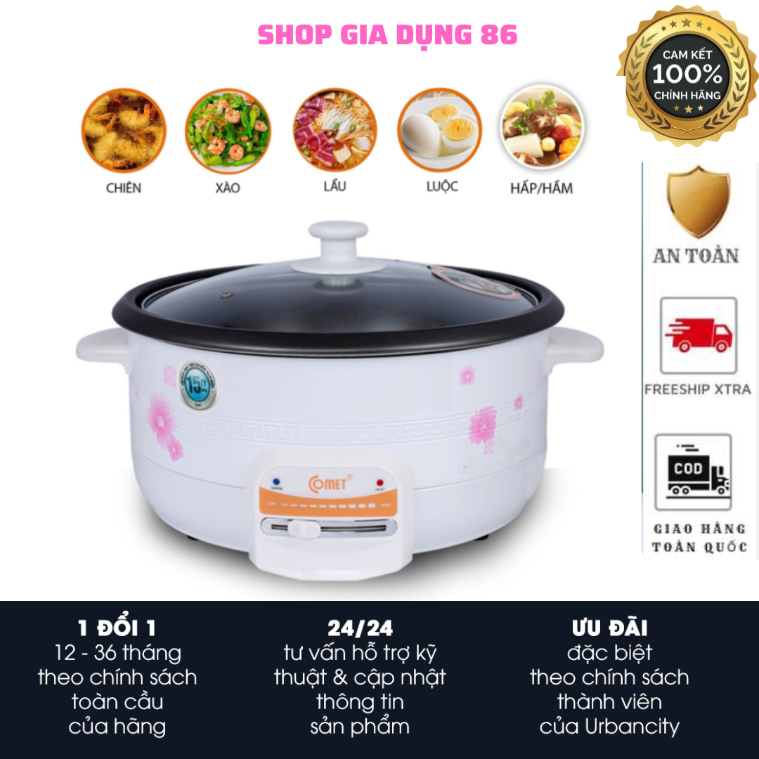 Chảo Lẩu Hấp Comet Cm7731 ( 3,5 Lít )