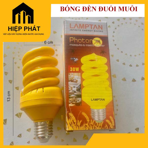 Bóng đèn đuổi muỗi LAMPTAN  thái lan 30w ( ánh sáng photon)