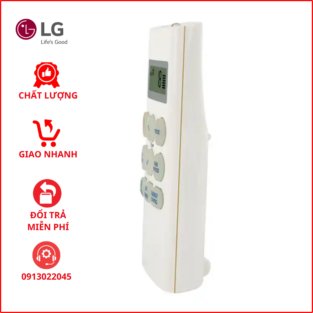 Điều khiển cho điều hòa 1 chiều LG (Lùn)