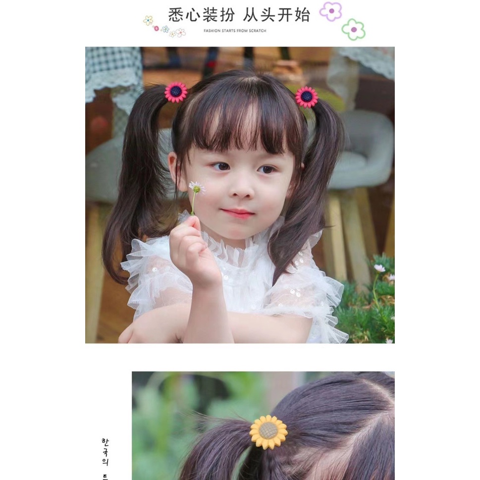 XÔ 50 CHUN BUỘC TÓC SIÊU XINH CHO BÉ