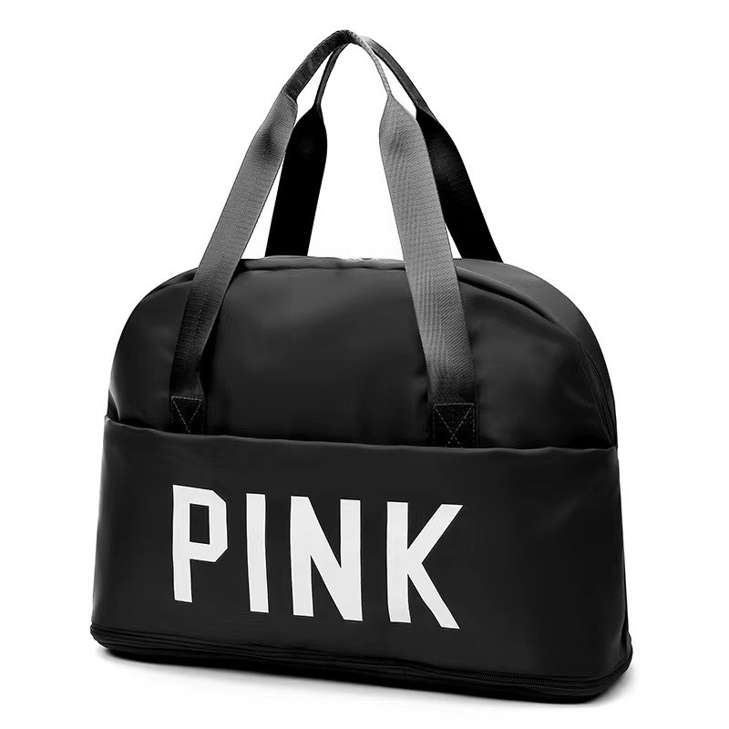Túi du lịch cỡ lớn 2 tầng pink❤️FREE SHIP❤️Túi du lịch đa năng chất liệu dệt cao cấp chống nước -SC34