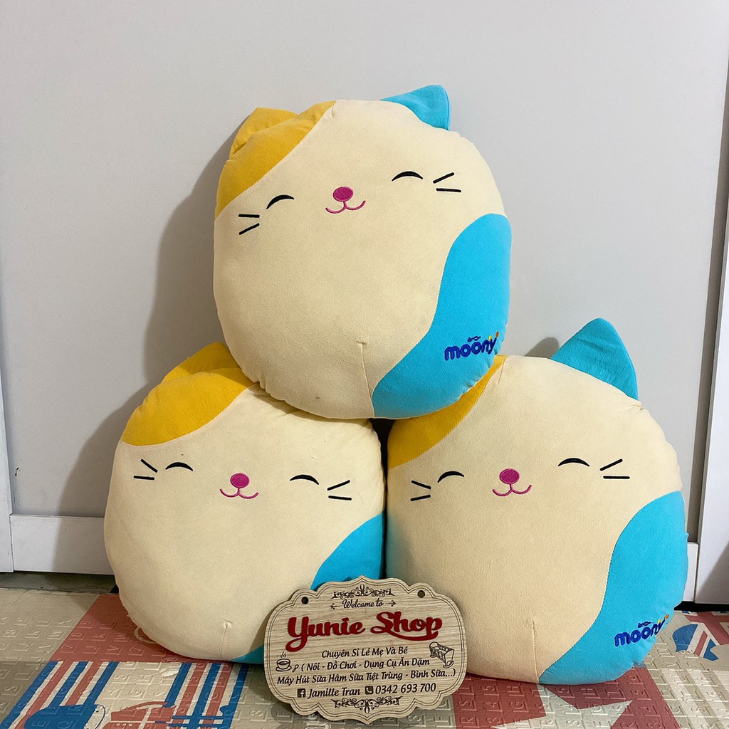 Thú bông mèo moony vải Cara 40x30 cm