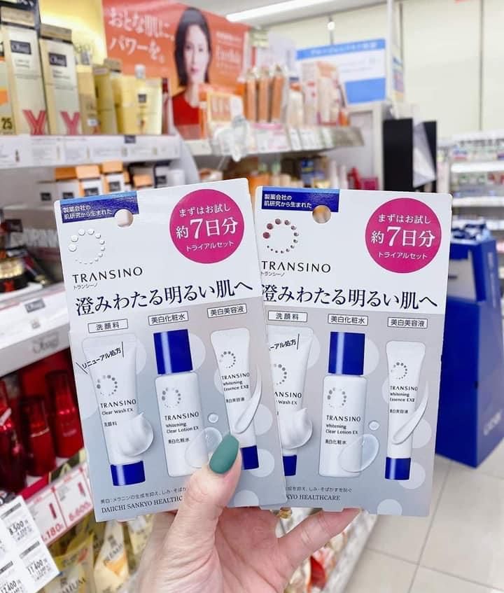 Bộ Transino 3 Món Dưỡng Nám Trắng Da Mini Nhật Bản