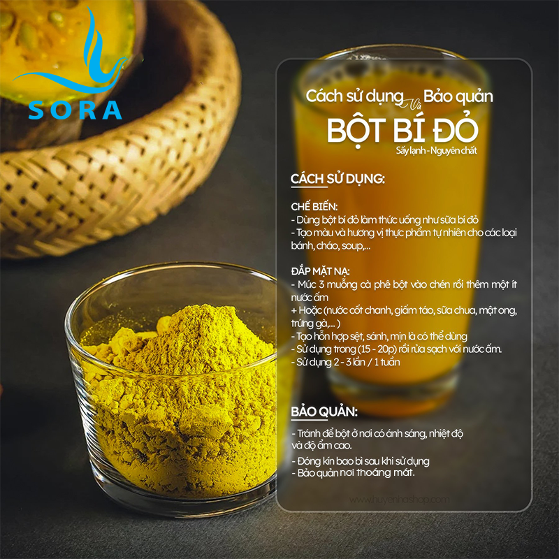 Sora Pure Premium Pumpkin Powder
