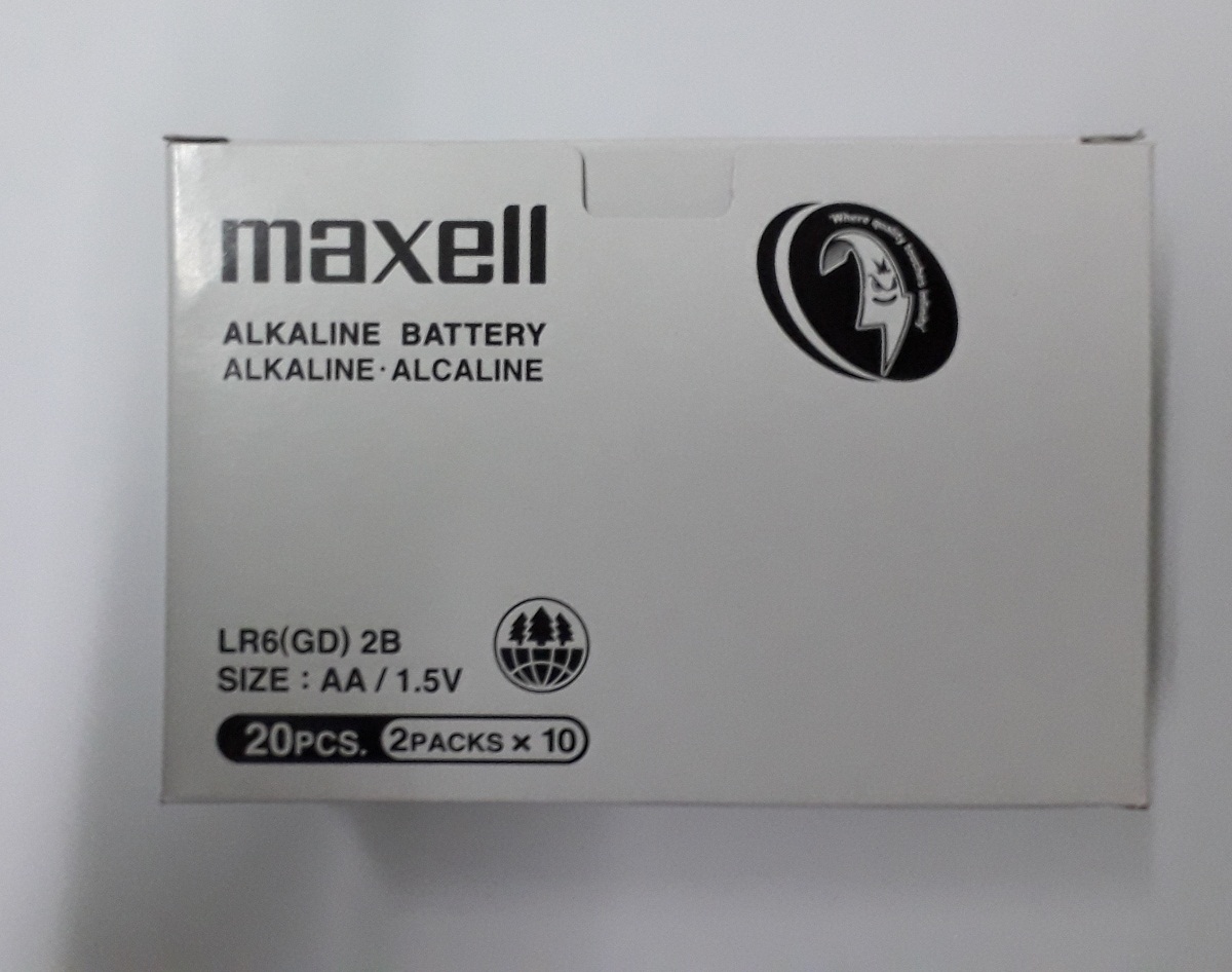 1 vĩ PIN MAXELL 2A Alkaline Battery - ( 1 vĩ / 2 viên)