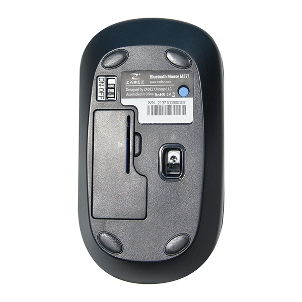 ZADEZ Chuột Kết Nối Bluetooth Silent M-371 - Chuột Không Dây Chipset Broadcom, Độ Phân Giải 1000DPI