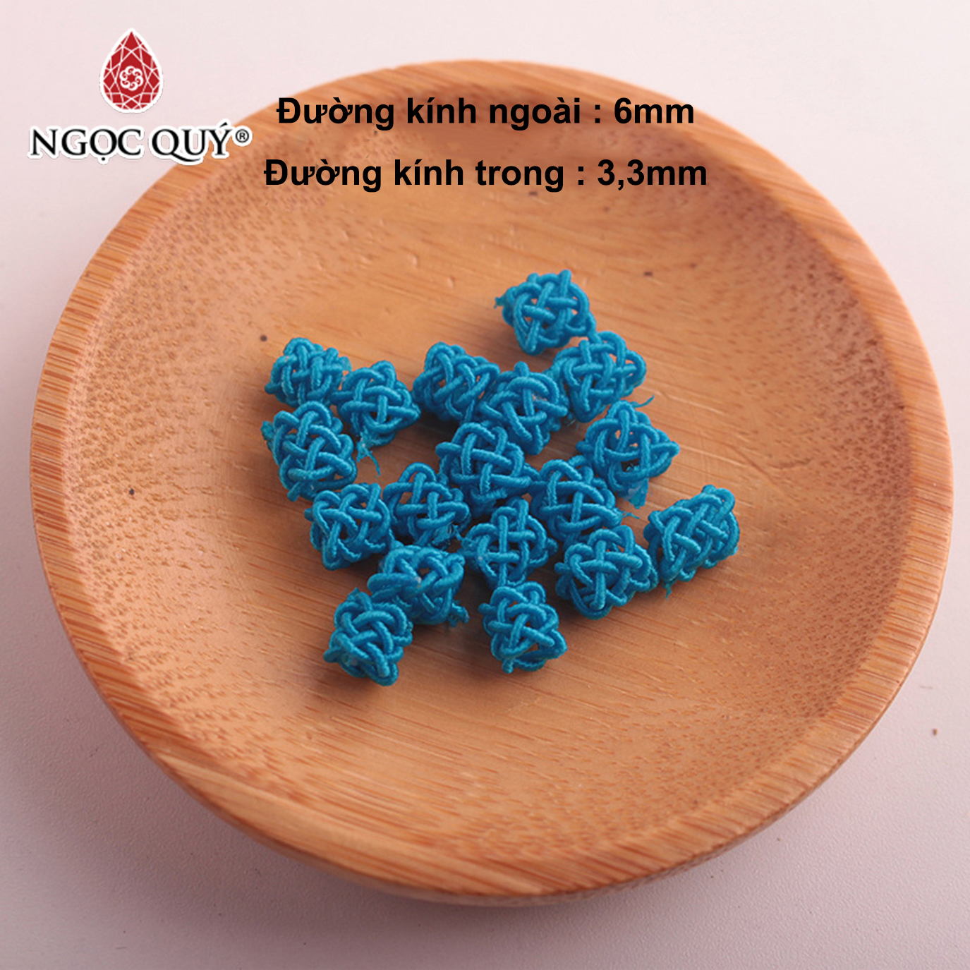 [HCM]Combo 5 Nút thắt 6mm - Ngọc Quý Gemstones
