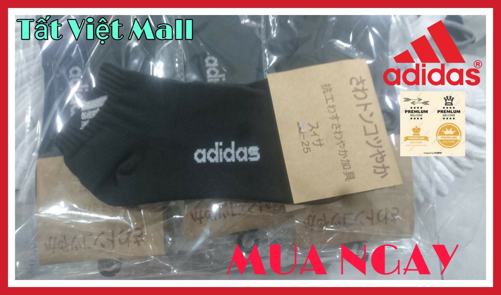 10 Đôi ADIDAS Đen cổ ngắn Giá Sốc
