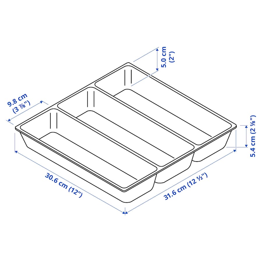 Khay chia thìa đũa, dao dĩa, dụng cụ bếp Uppdatera IKEA