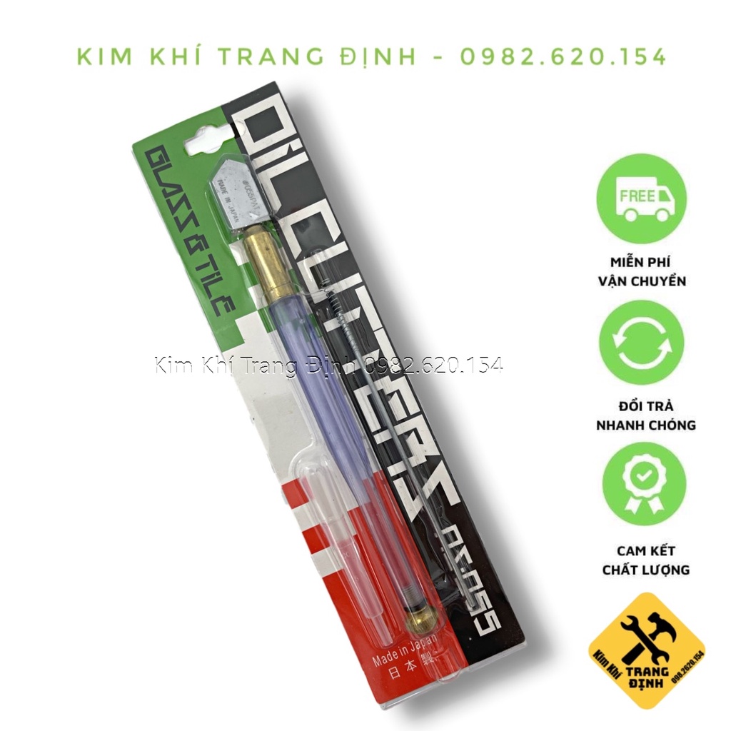 Dao cắt kính cầm tay cán nhựa